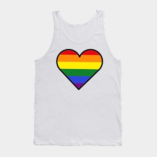 pride heart Tank Top